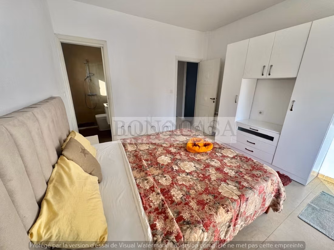 Duplex S2 arredato con vista mare in affitto a Gammarth