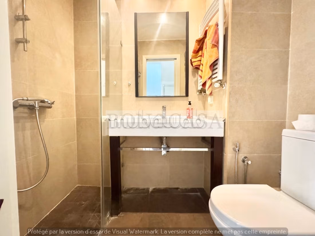 Duplex S2 arredato con vista mare in affitto a Gammarth