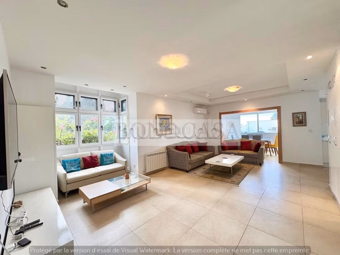 Duplex S2 arredato con vista mare in affitto a Gammarth