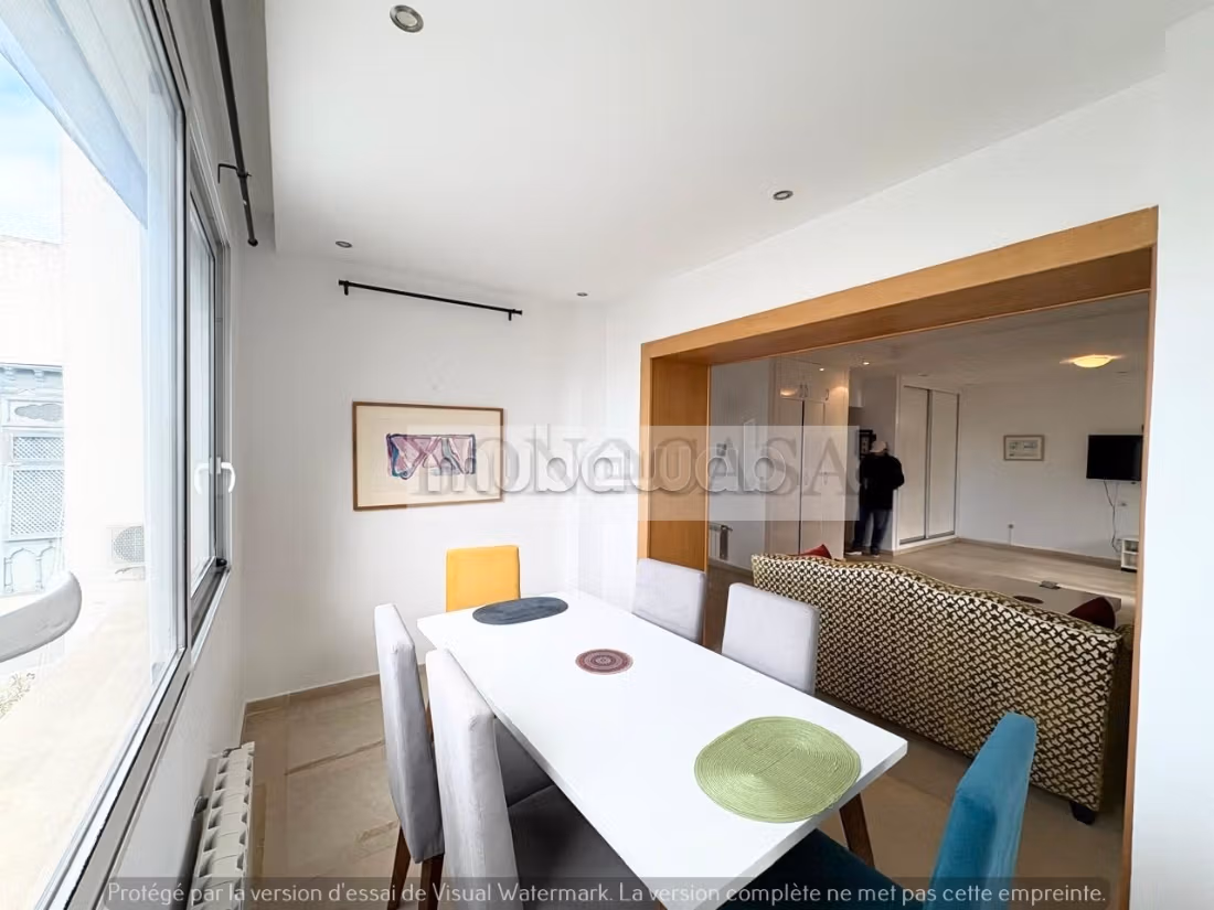 Duplex S2 arredato con vista mare in affitto a Gammarth