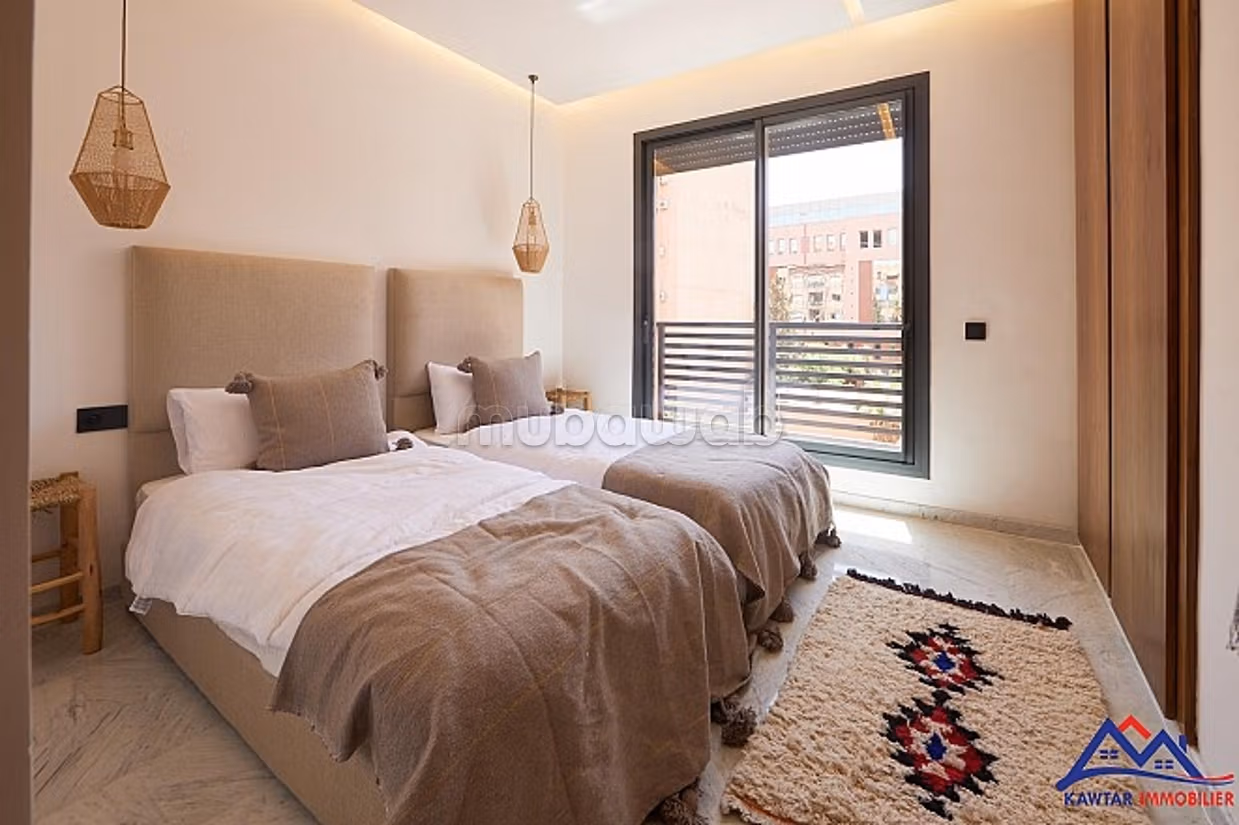 Affitta il tuo appartamento a Guéliz. Superficie di 72 m². Sistema di sicurezza