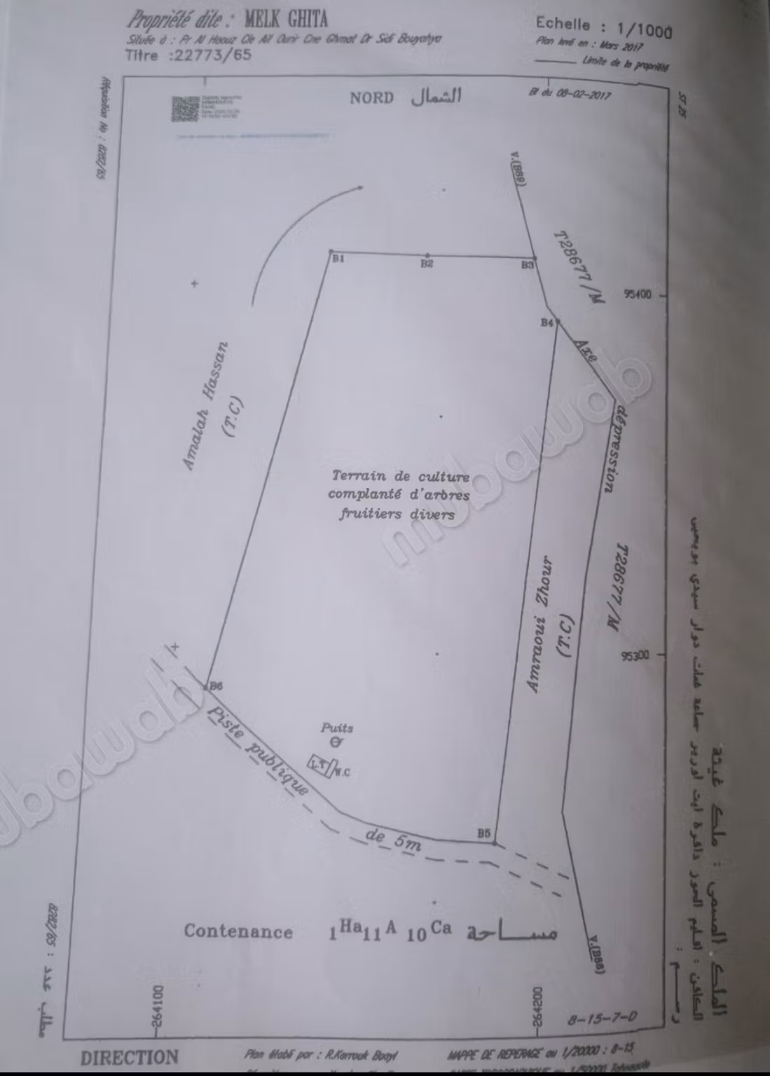 Farm for sale. Dimension 11200 m². On site security