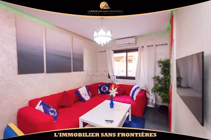 Estudio amueblado en alquiler en Victor Hugo, 55 m², Marrakech