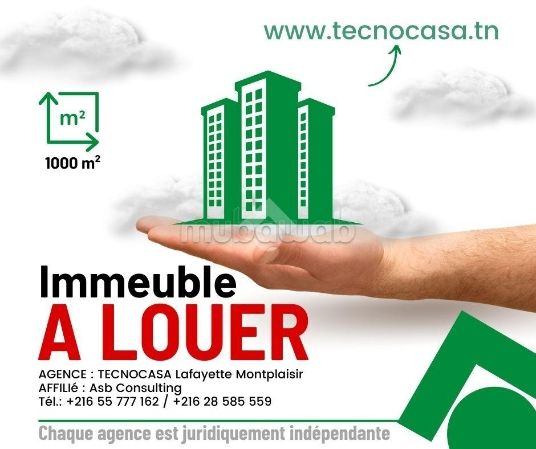 Offices for rent. Dimension 1000 m². Air conditioned