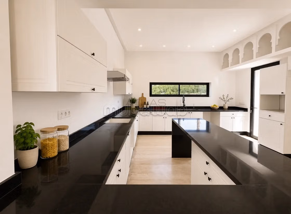 High-End Villa with Atlas Mountain View