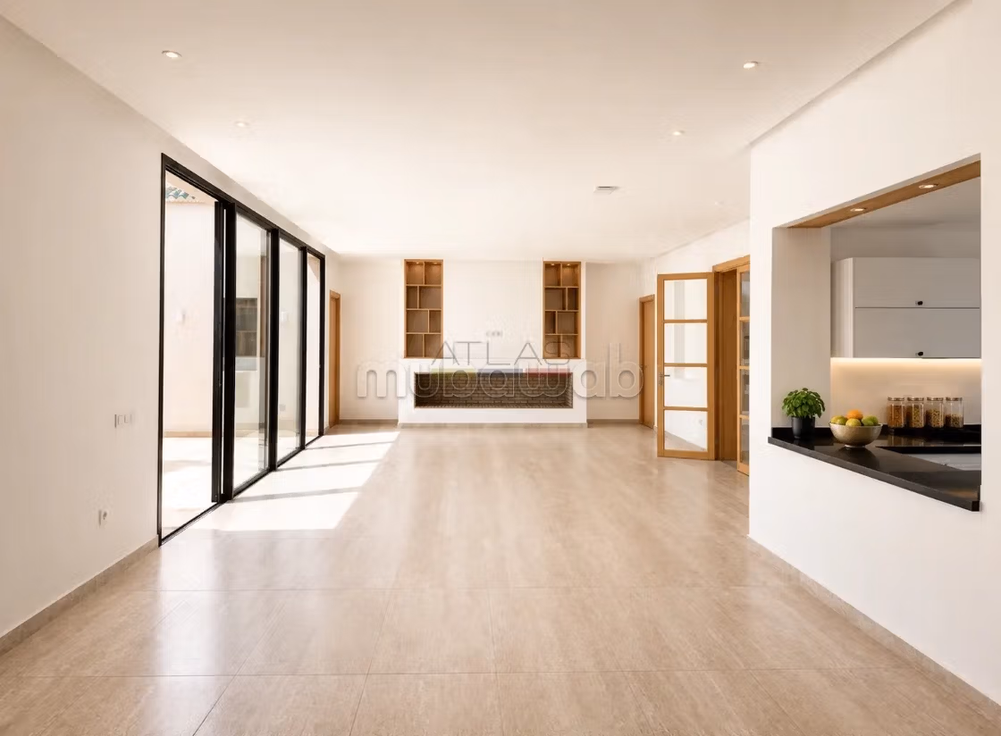 High-End Villa with Atlas Mountain View