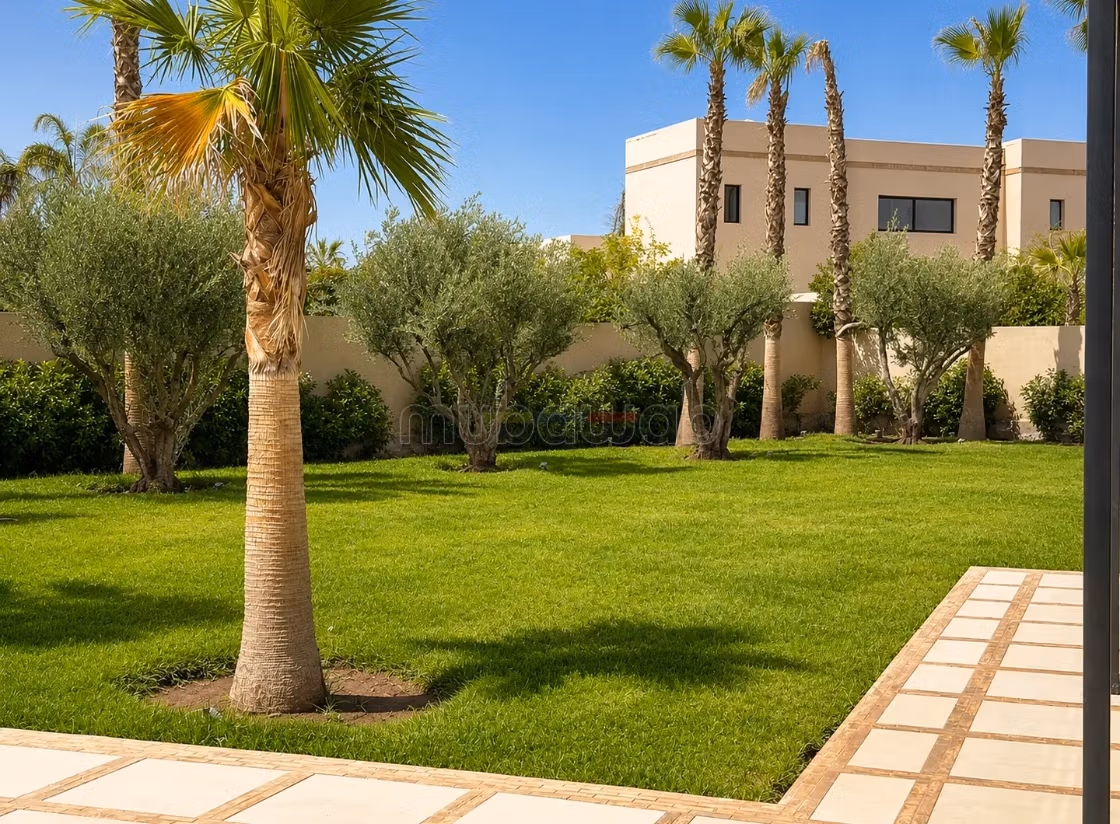 High-End Villa with Atlas Mountain View