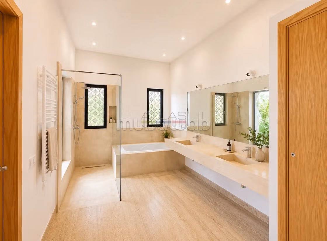 High-End Villa with Atlas Mountain View