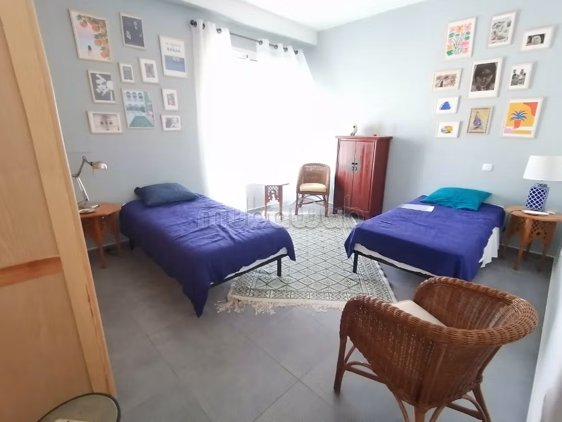 Duplex S4 vue mer meublé à Sidi Bousaid