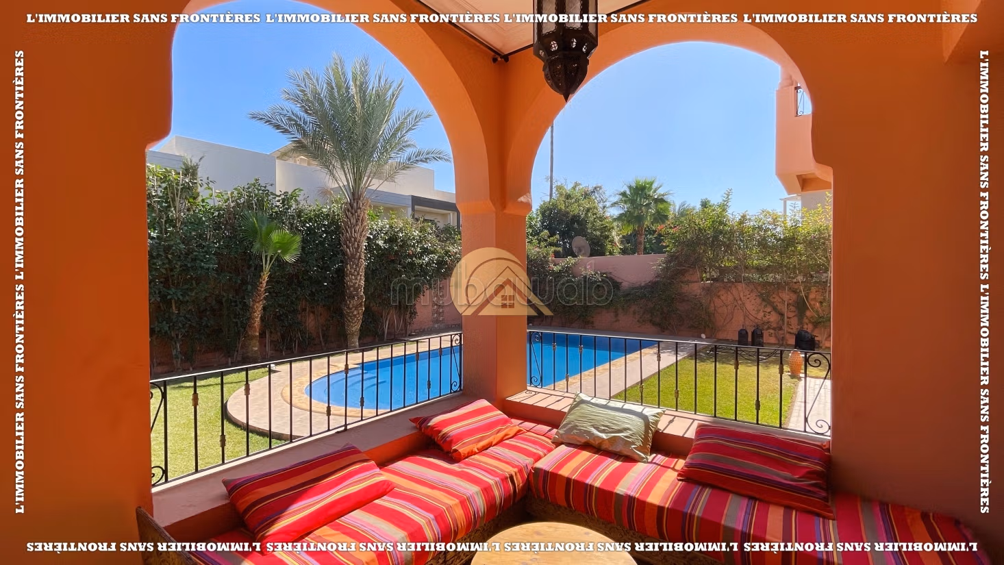 Villa residencial en venta en Targa, 1230 m², Marrakech