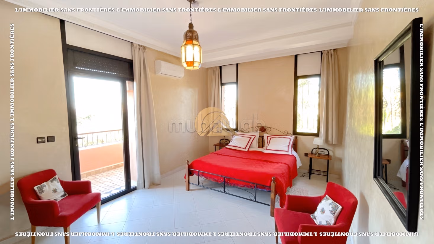 Villa residencial en venta en Targa, 1230 m², Marrakech