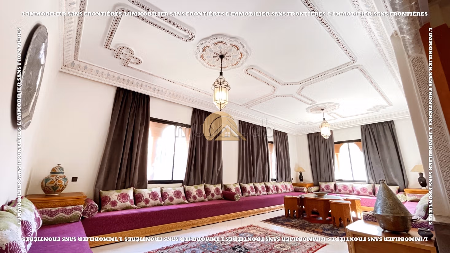 Villa residencial en venta en Targa, 1230 m², Marrakech