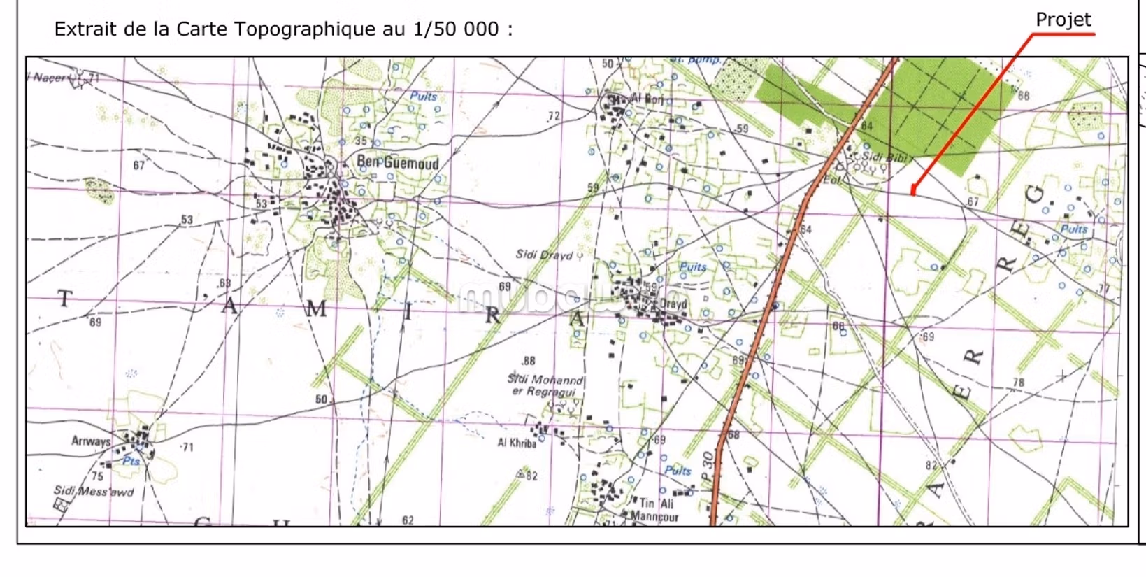 Land beschikbaar. Oppervlakte 1740 m²