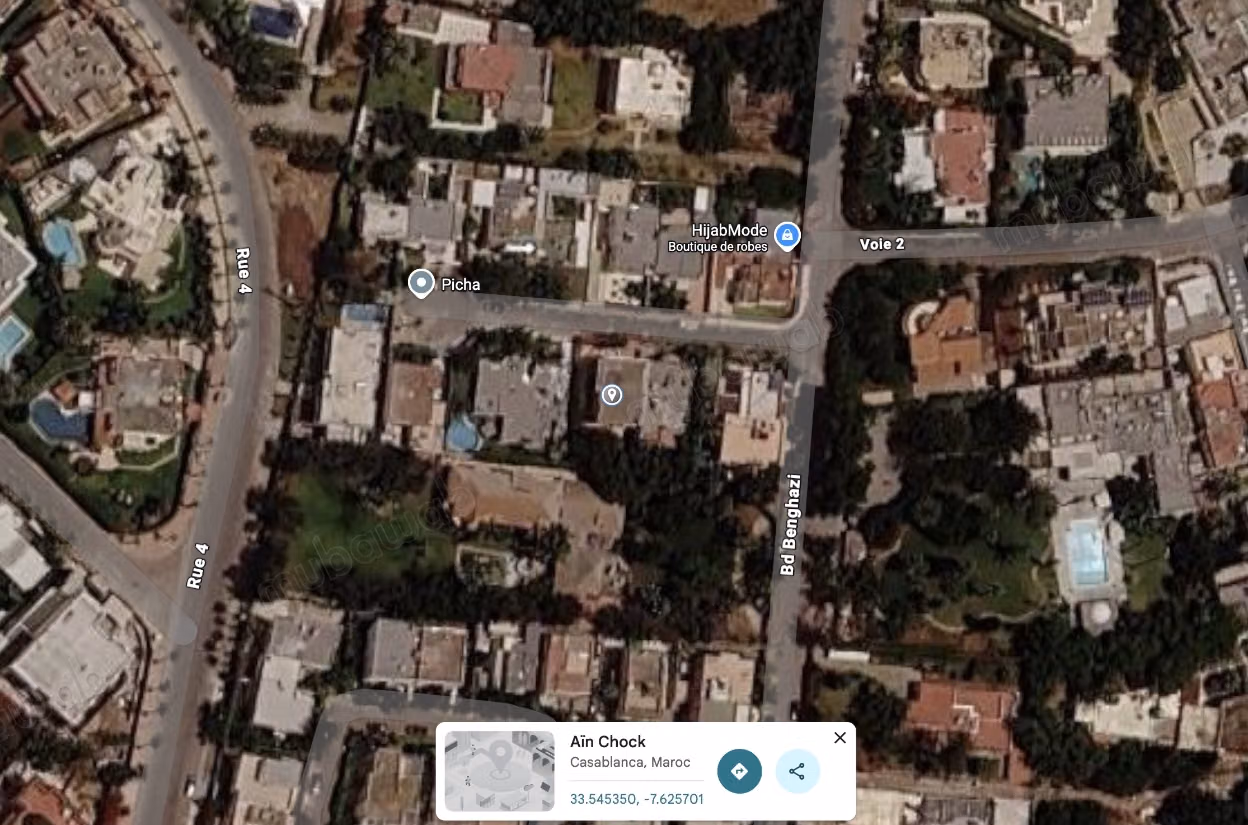 Magnífica casa en venta en Californie. Pequeña superficie 140 m². Salón marroquí tradicional