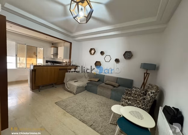 Apartment for sale in Hammamet Nord. 2 lovely rooms. Caretaker service available, General air conditioning