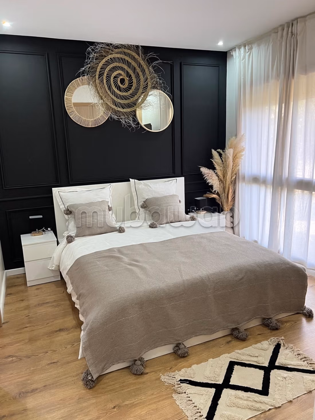 Apartment for rent in Agdal. 3 rooms. Fully furnished