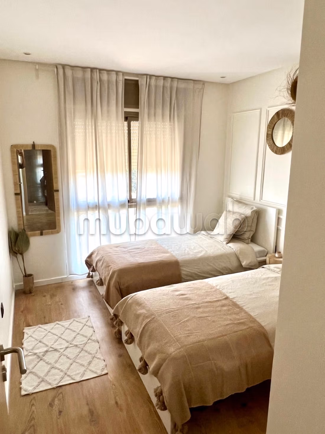 Apartment for rent in Agdal. 3 rooms. Fully furnished