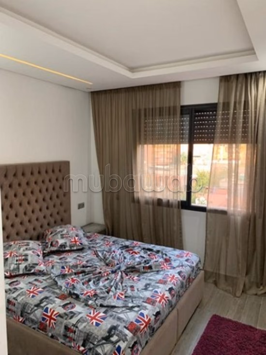 Location d'un appartement à Guéliz. 1 chambre. Ascenseur et terrasse