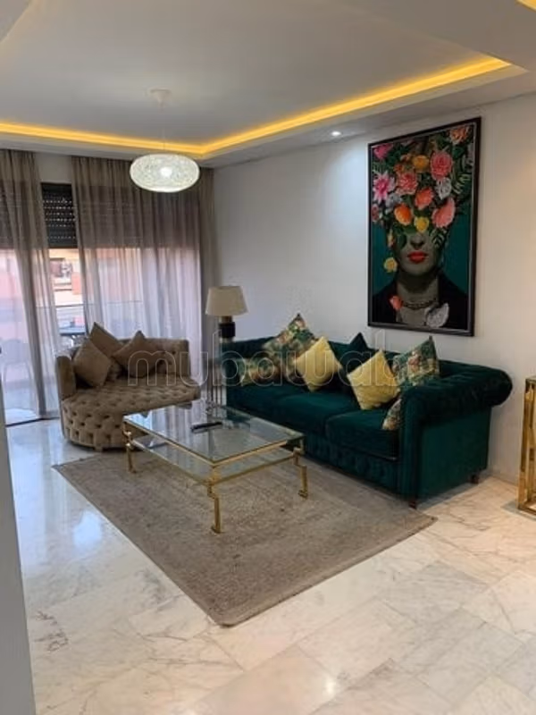 Location d'un appartement à Guéliz. 1 chambre. Ascenseur et terrasse