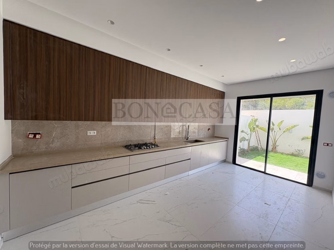 Villa S4 neuve vue mer piscine à louer à Gammarth