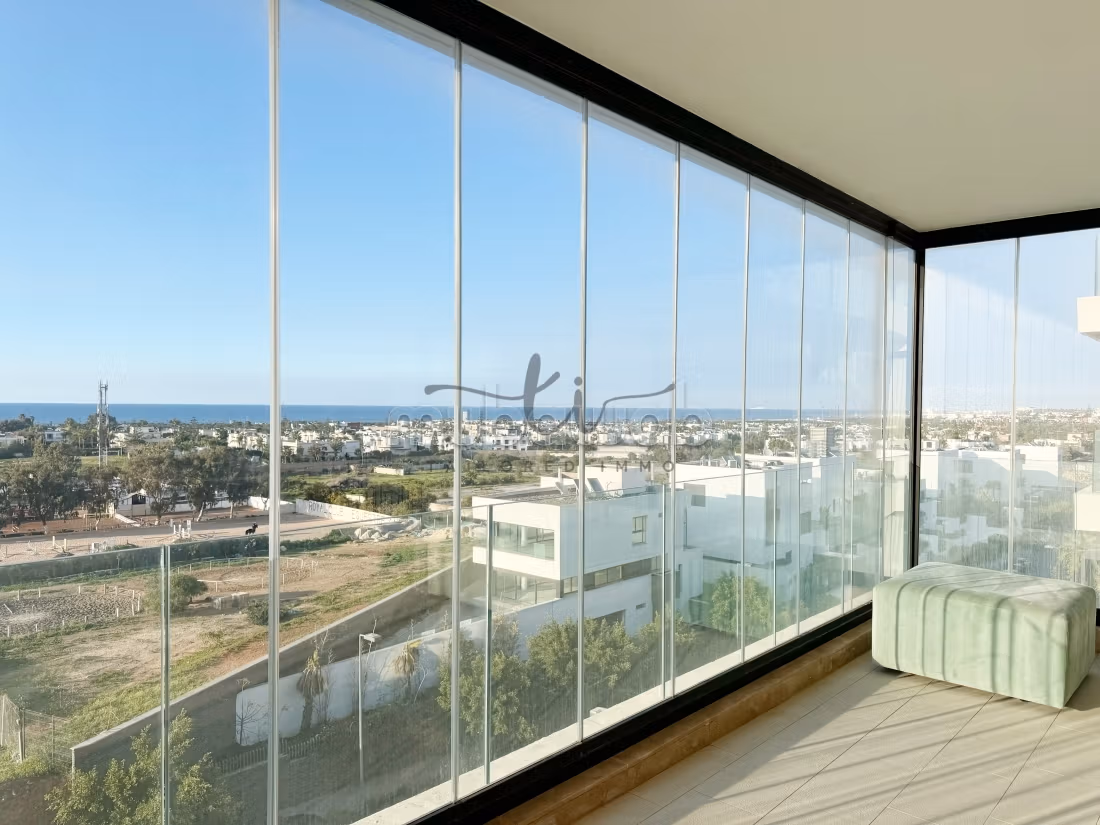 Appartement meublé de deux chambres avec vue sur mer à Ain Diab