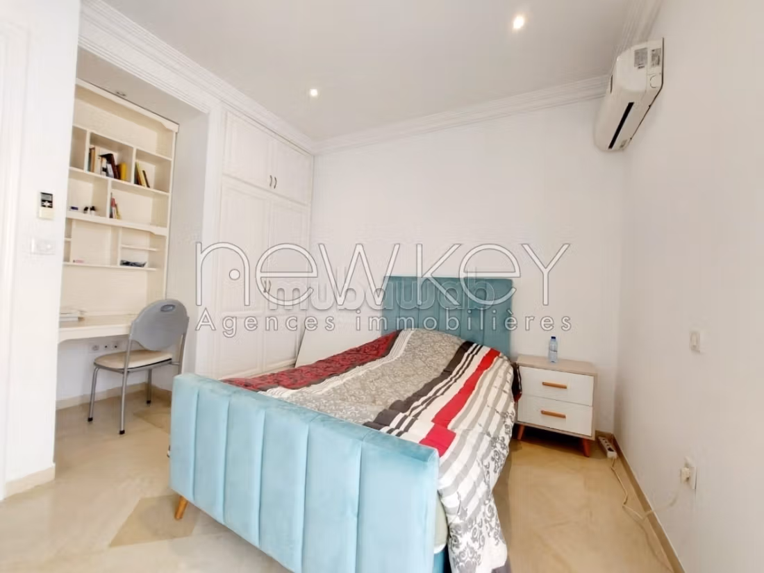 Magnificent villa for rent in La Marsa. 4 rooms. Furnishings