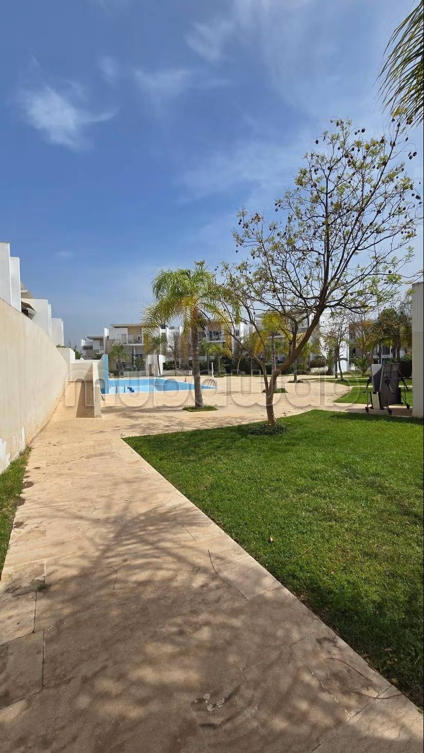 Duplex neuf en location à la Ville Verte, Bouskoura vide