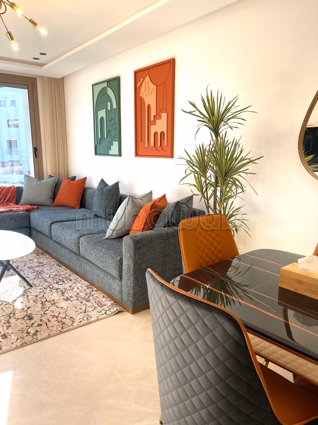 Studio a la location a les princesses 
8500dh