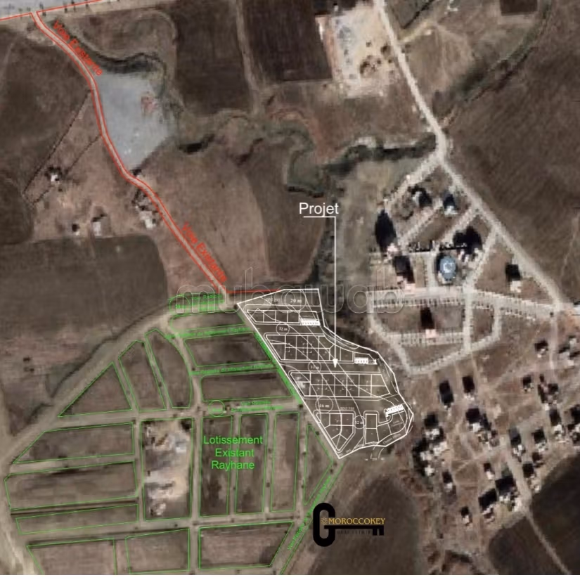 Land kopen in Aharrarine. Oppervlakte 122 m²