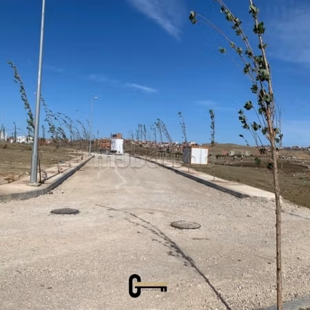 Post of land in a new area lotissement