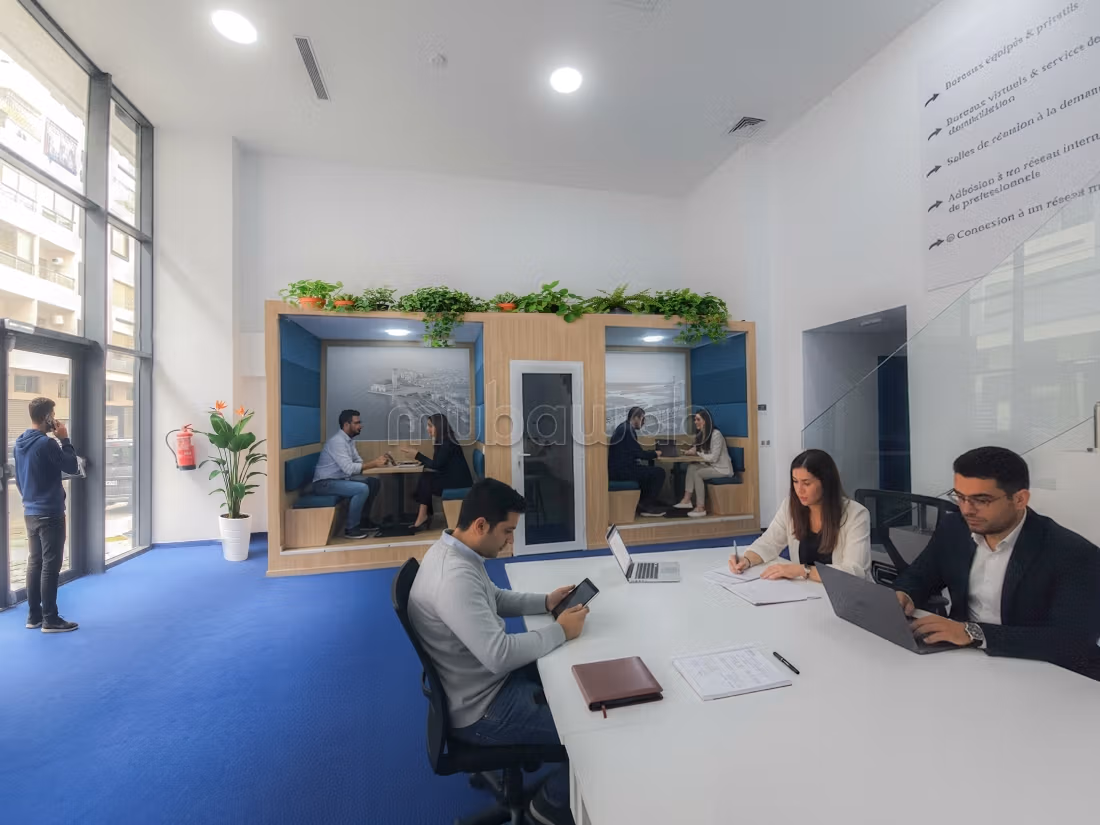 Bureau privé pour 3 à Casablanca, HQ Aïn Sebaâ 
Bernoussi