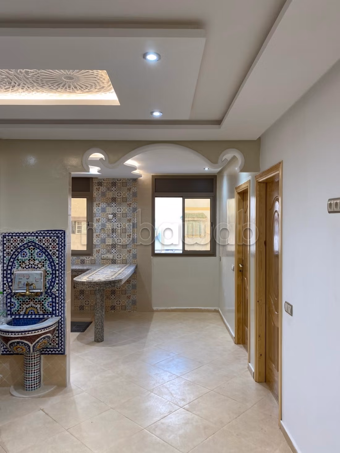 Appartement à louer à Hay Al Rajaa Fillah. Surface de 70 m². Antenne parabolique, résidence sécurisée — 4