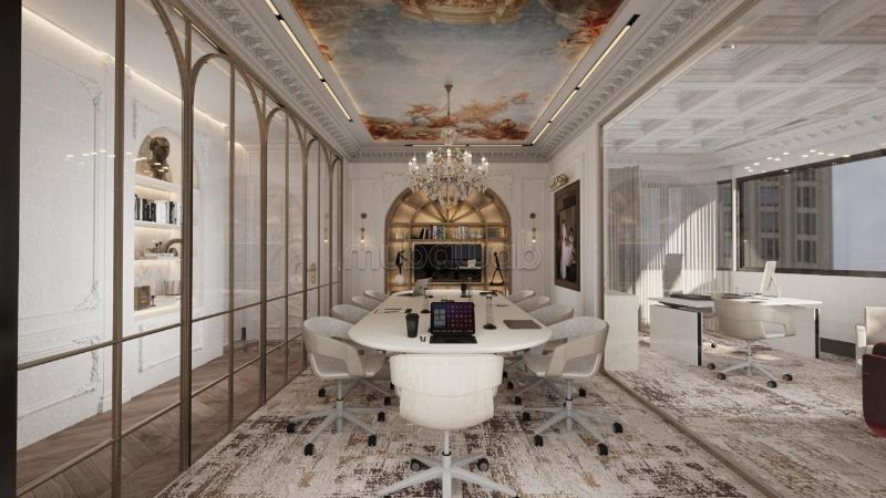 Oficinas en alquiler en Casablanca Finance City. Superficie de 136 m². Sin Ascensor, balcón