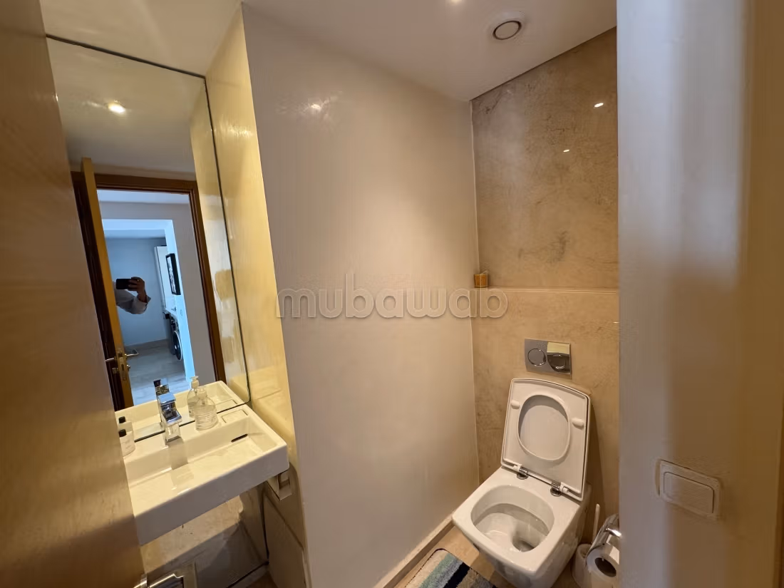 Alquila este piso en Casablanca Finance City. 1 dormitorio. Completamente amueblado