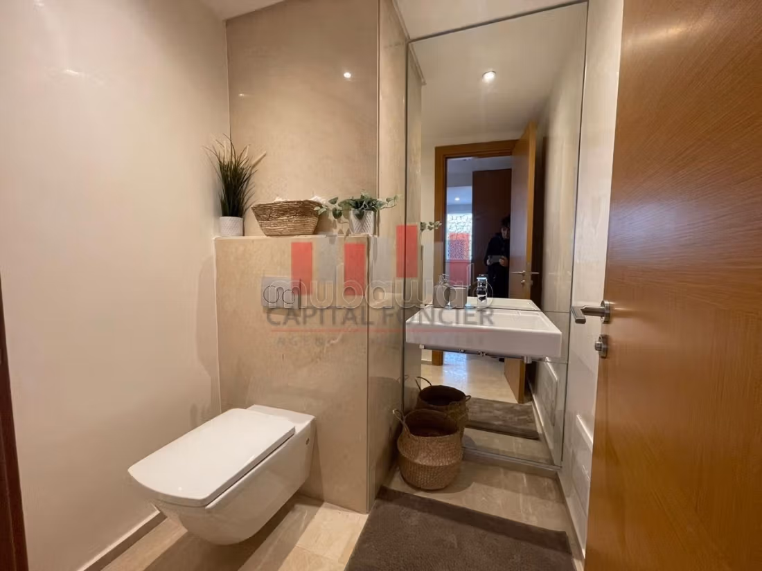 Très bel appartement en location à Casablanca Finance City. 
1 belle chambre. 
Bien meublé