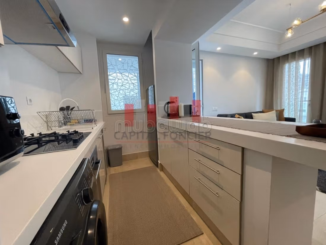 Très bel appartement en location à Casablanca Finance City. 
1 belle chambre. 
Bien meublé