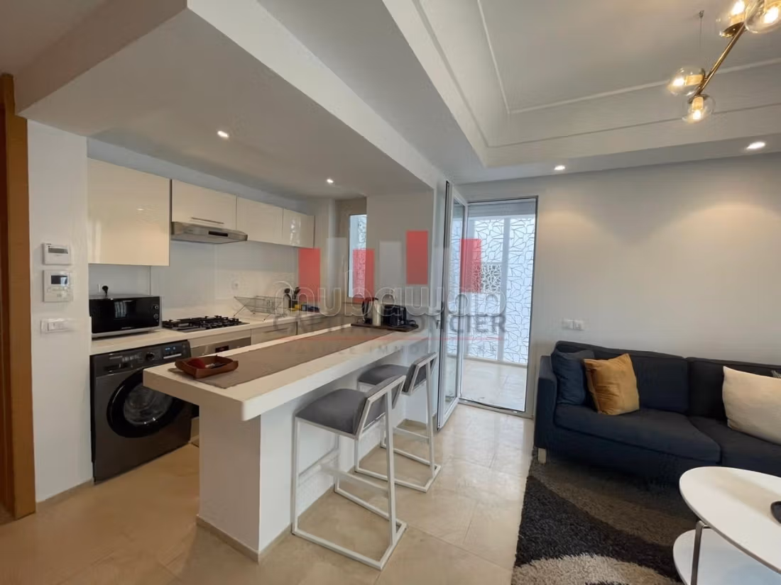 Très bel appartement en location à Casablanca Finance City. 
1 belle chambre. 
Bien meublé