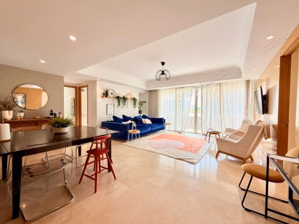 Very nice apartment for rent in Casablanca Finance City. 4 comfortable rooms. Storage unit