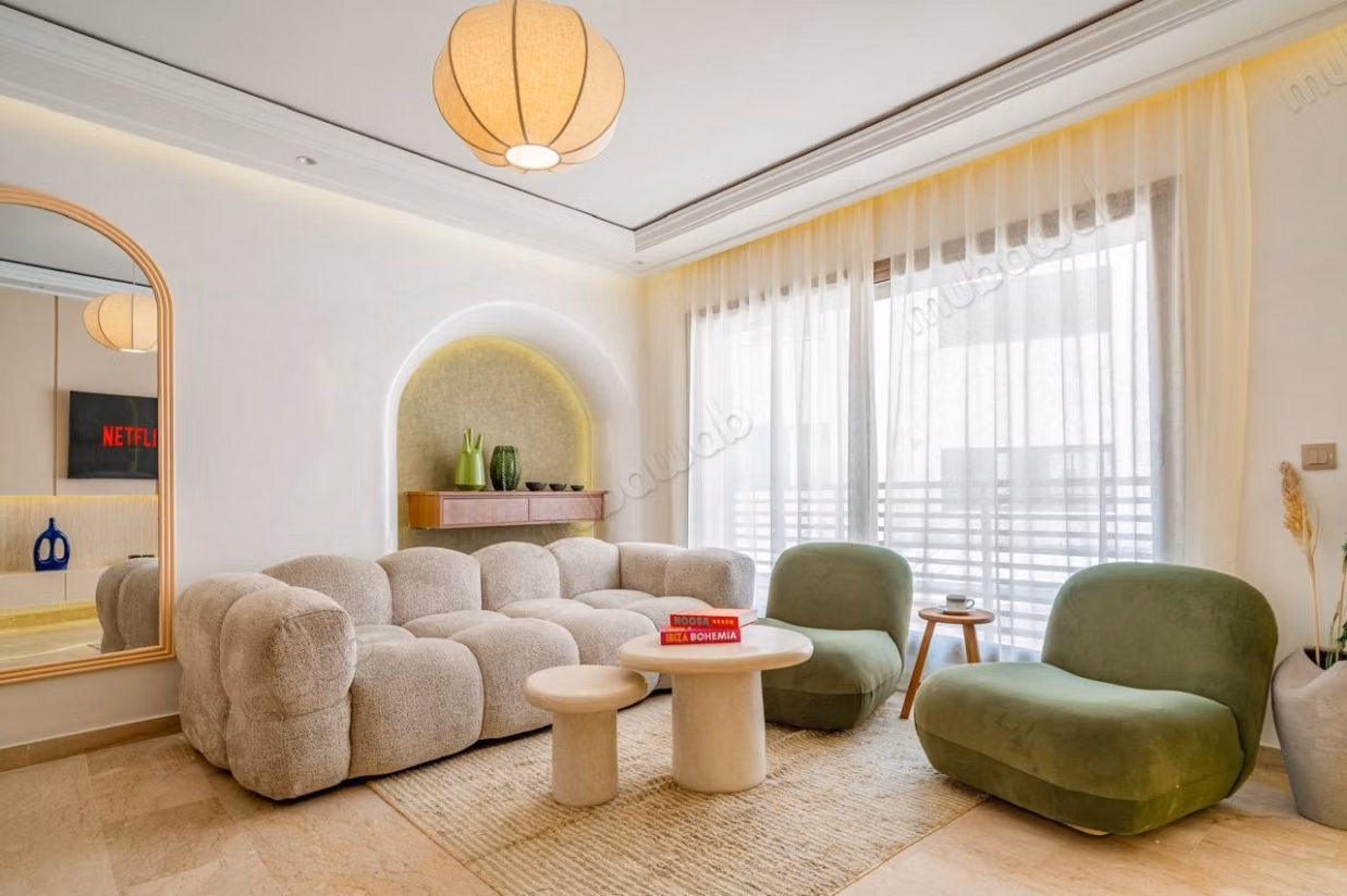 Luxueux Appartement 2 chambre à Guéliz 
Carré Eden