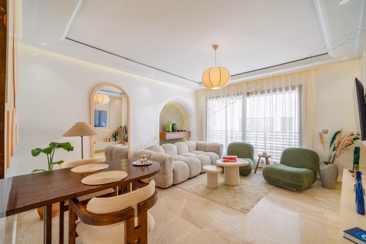 Luxueux Appartement 2 chambre à Guéliz 
Carré Eden