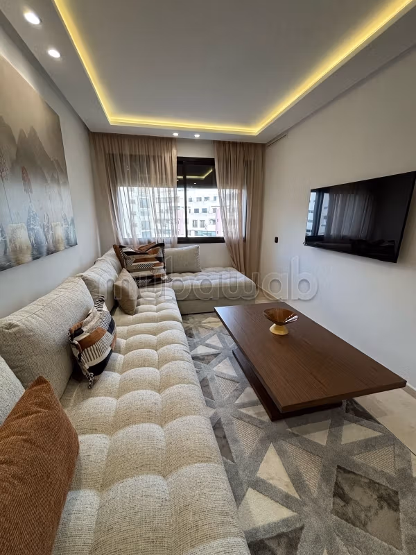 Flat for rent in Agdal. 2 lovely rooms. Garage and terrace