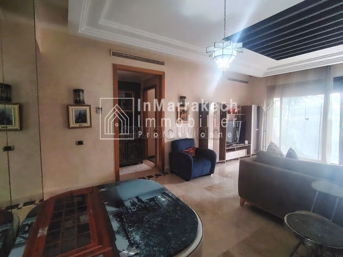 Kopen: appartementen in Route Casablanca. 2 Slaapkamers. Volledig gemeubileerd
