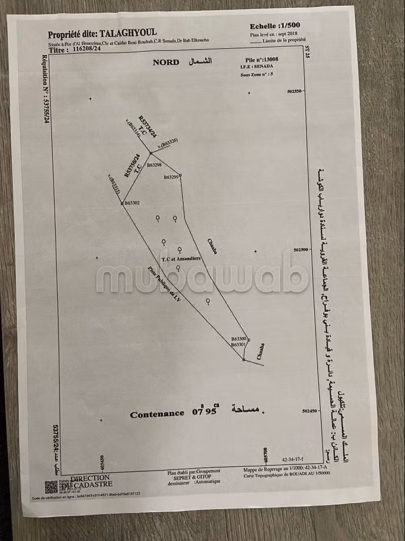 Achat de terrain à Al Hoceima. Surface de 28000 m² - Aanzicht 6