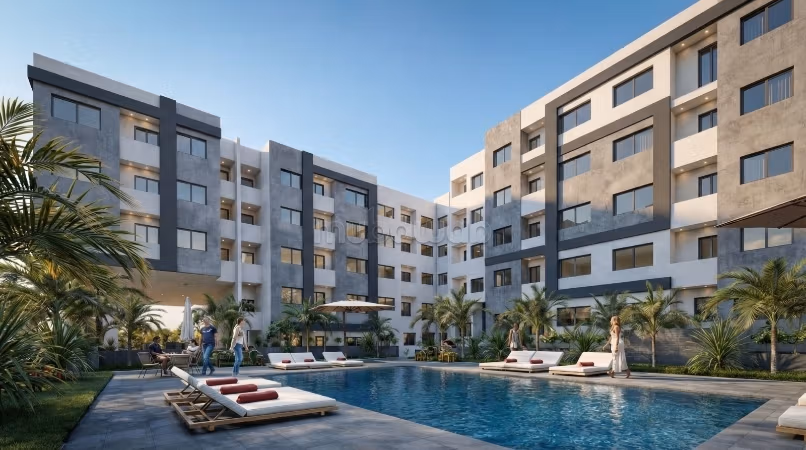 Busca pisos en venta. 3 habitaciones grandes. Residencia con piscina, aire condicionado integrado