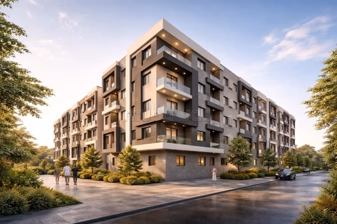Appartamento da acquistare. Superficie totale 96 m². Antenna parabolica e sistema di sicurezza