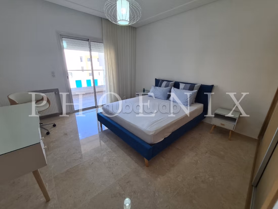 Appartement S3 meublé avec terrasse à Gammarth