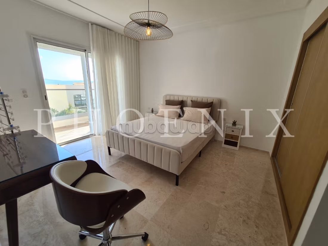Appartement S3 meublé avec terrasse à Gammarth