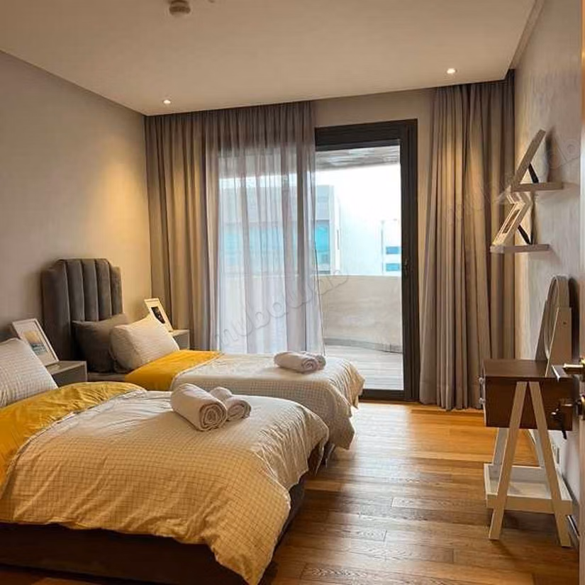 Appartementen te huur in Casablanca Marina. 6 Ruimtes. Volledig gemeubileerd