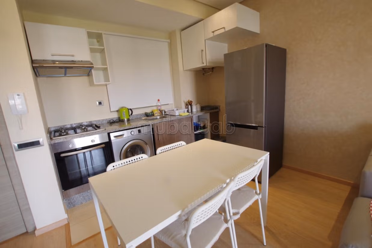 Affitto di un bellissimo appartamento a Agdal. 1 camera. Ammobiliato