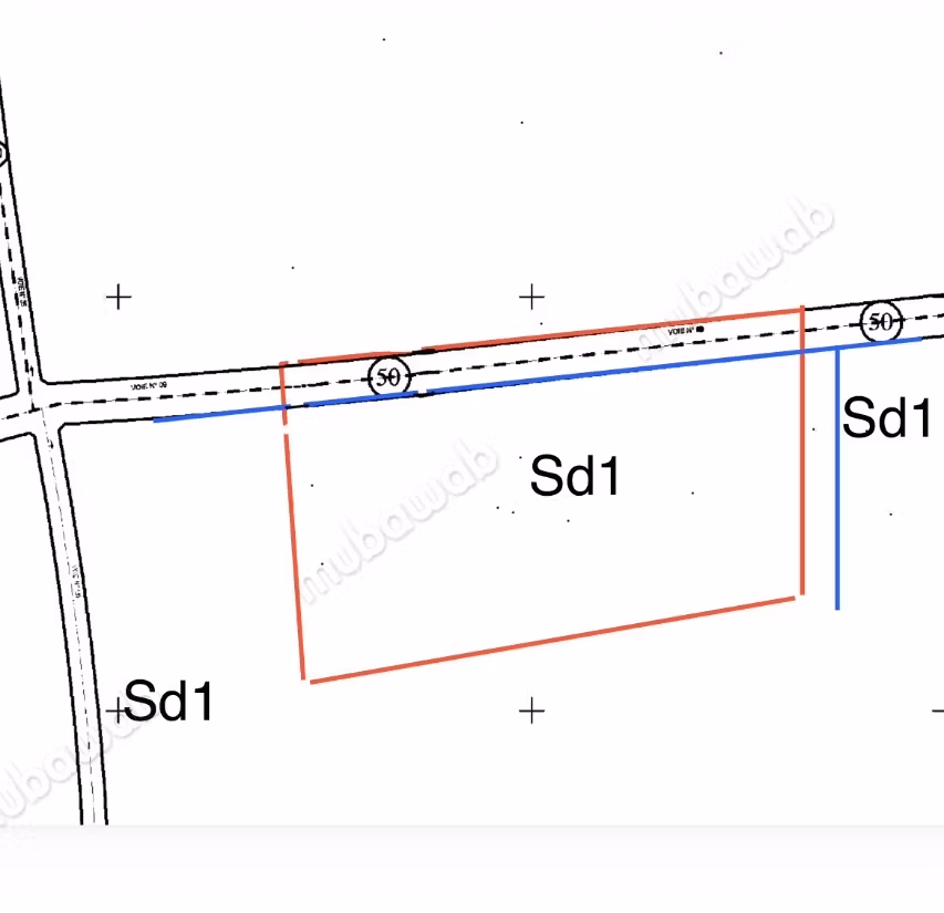 Land for purchase. Dimension 12960 m²